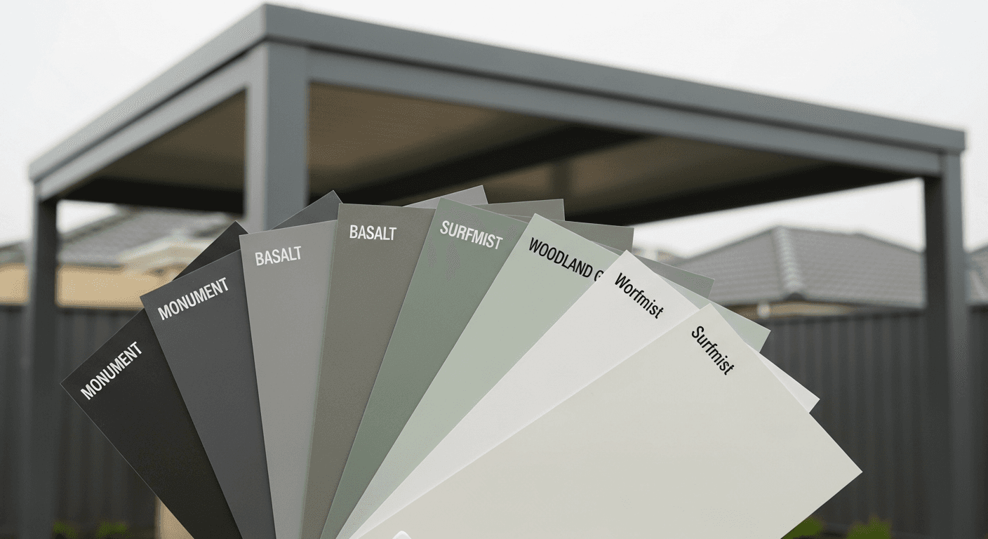 Choosing the Right Colorbond Colours for Your Pergola