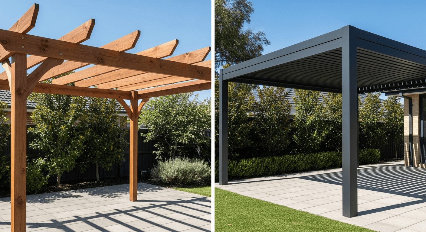 Timber vs Aluminium Pergola: Which Lasts Longer in Melbourne?