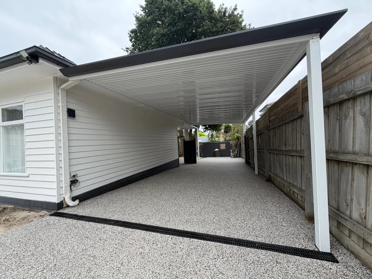 After - Carport