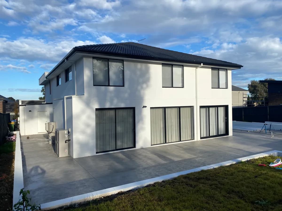 Before - Flat Roof Patio