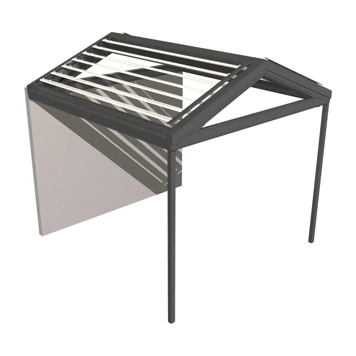 Gable louvered pergola Brighton