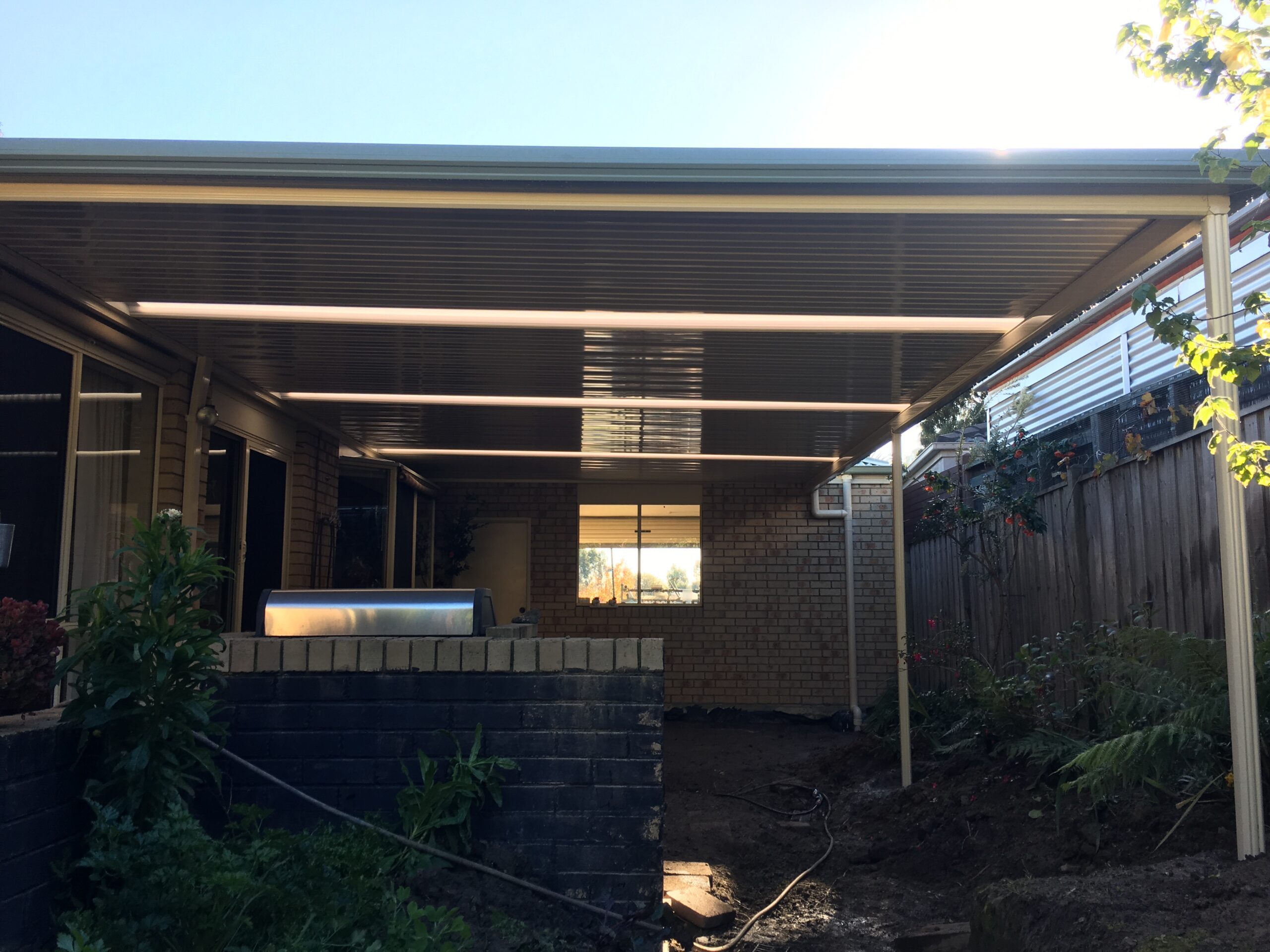 Colorbond Pergola in Berwick Melbourne - After